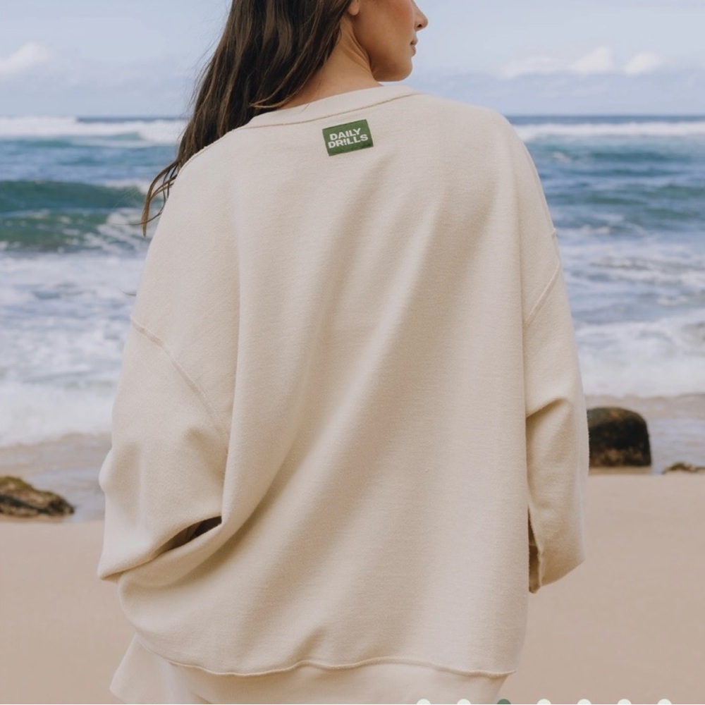 Daily Drills Sand Crewneck